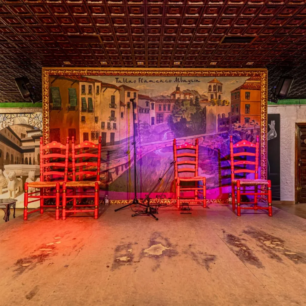 Flamenco-Tablao-Bühne Albayzín